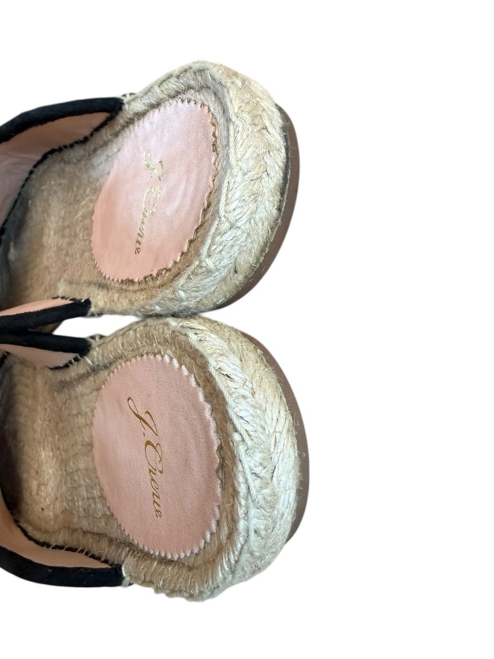 J. Crew Fur-Calf Hair Leopardprint Slip-On Espadrille Mules Women’s Shoes Size 9 - Picture 8 of 12
